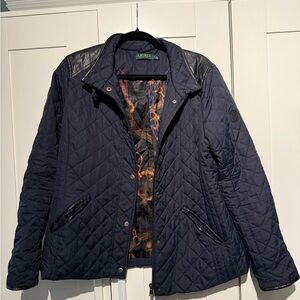 Lauren by Ralph Lauren Navy Quilted Jacket for Women